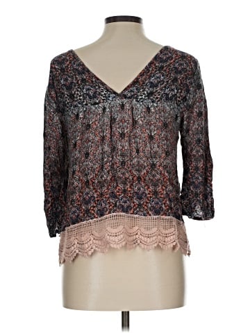 Self Esteem 3/4 Sleeve Blouse (view 2)