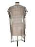 Eileen Fisher Silver Short Sleeve Blouse Size M - photo 2