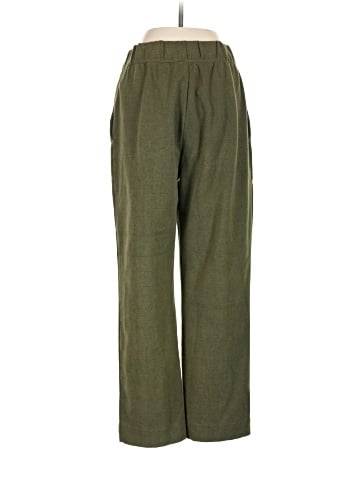 Madewell Knit Huston Button-Front Pants in Glen Plaid (view 2)