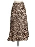 Carly Jean 100% Polyester Animal Print Brown Casual Skirt Size S - photo 1