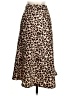 Carly Jean 100% Polyester Animal Print Brown Casual Skirt Size S - photo 2