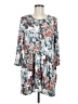 Peruvian Connection Gray Casual Dress Size M (estimated) - photo 1