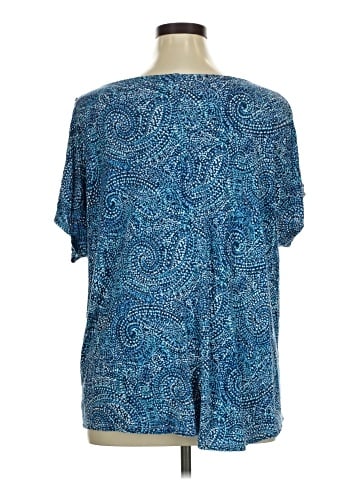 Cable & Gauge Short Sleeve Blouse (view 2)