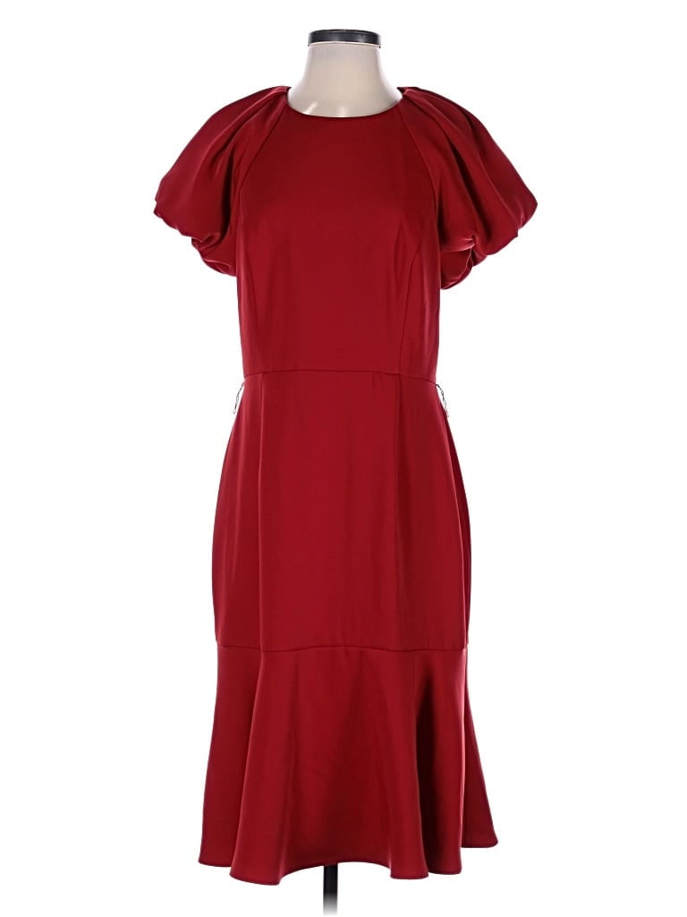 Pre-owned Antonio Melani Cocktail Dress In Burgundy