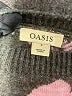 oasis Floral Brown Pullover Sweater Size S - photo 7