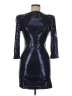 Ali Ro Metallic Black Cocktail Dress Size 8 - photo 1