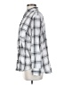 Primark 100% Cotton Plaid Silver Long Sleeve Button-Down Shirt Size S - photo 5