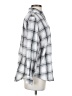 Primark 100% Cotton Plaid Silver Long Sleeve Button-Down Shirt Size S - photo 4