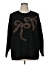 Torrid Paisley Black Pullover Sweater Size 1X Plus (1) - photo 1