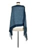 Arianna By Howards 100% Acrylic Blue Poncho One size - photo 2