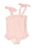 Unbranded Stripes Pink One Piece Swimsuit Size 2 - photo 1
