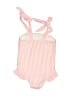Unbranded Stripes Pink One Piece Swimsuit Size 2 - photo 2