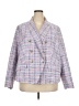 Talbots Plaid Purple Blazer Size 20 - photo 1