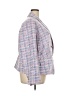 Talbots Plaid Purple Blazer Size 20 - photo 4