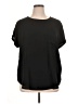 Buffalo by David Bitton 100% Polyester Black Short Sleeve Blouse Size XL - photo 1