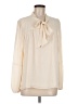 DKNY Ivory Long Sleeve Blouse Size M - photo 1