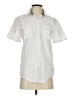 Structure 100% Cotton White Short Sleeve Button-Down Shirt Size S - photo 1