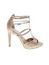 Audrey Brooke 100% Leather Gold Sandals Size 6 - photo 1