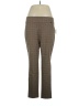 Anne Klein Plaid Brown Casual Pants Size XL - photo 1