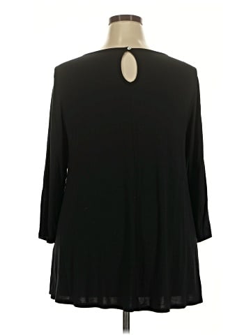 Green Envelope 3/4 Sleeve Top (view 2)