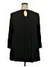 Green Envelope Black 3/4 Sleeve Top Size 2X - photo 2