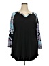 Unbranded Black 3/4 Sleeve Top Size XXL (estimated) - photo 1