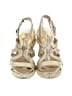 MICHAEL Michael Kors 100% Leather Metallic Gold Wedges Size 6 - photo 2