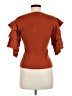 Settledown Brown Short Sleeve Turtleneck Size M - photo 2