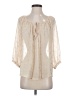 Forever 21 Ivory 3/4 Sleeve Blouse Size S - photo 1