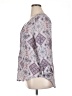Fred David Purple 3/4 Sleeve Blouse Size XL - photo 5
