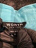 Worth New York 100% Linen Teal Short Sleeve Blouse Size 8 - photo 7
