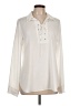 Status by Chenault 100% Polyester Ivory Long Sleeve Blouse Size L - photo 1