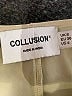 Collusion 100% Polyester Tan Ivory Cocktail Dress Size 4 - photo 4