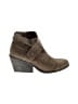 Eileen Fisher Solid Brown Ankle Boots Size 9 1/2 - photo 1