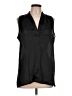 IMAN Black Sleeveless Blouse Size L - photo 1