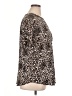 Buffalo by David Bitton 100% Polyester Animal Print Brown Short Sleeve Blouse Size XL - photo 4