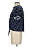 Elodie Polka Dots Blue Short Sleeve Blouse Size S - photo 5