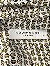 Equipment 100% Silk Houndstooth Ivory Blouse Size M - photo 7