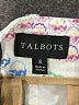 Talbots Floral Silver Casual Pants Size 8 - photo 8