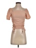 Shein Tan Short Sleeve Top Size 4 - photo 1