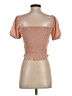Shein Tan Short Sleeve Top Size 4 - photo 2