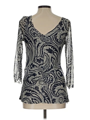 Diane von Furstenberg 3/4 Sleeve Silk Top (view 2)