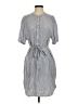 Gap Stripes Gray Casual Dress Size S - photo 1