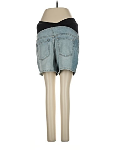 Isabel Maternity Denim Shorts (view 2)