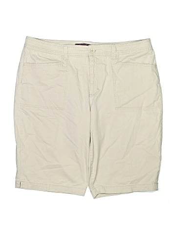 Gloria Vanderbilt Khaki Shorts (view 1)