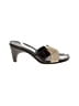 Donald J Pliner Color Block Brown Sandals Size 7 - photo 1