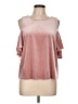 Rebecca Minkoff Pink Short Sleeve Top Size L - photo 1