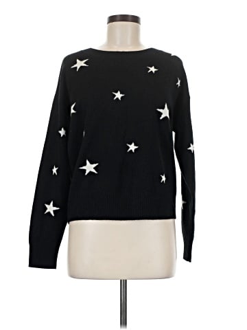 Aqua Cashmere Pullover Sweater (view 1)
