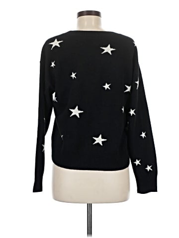 Aqua Cashmere Pullover Sweater (view 2)