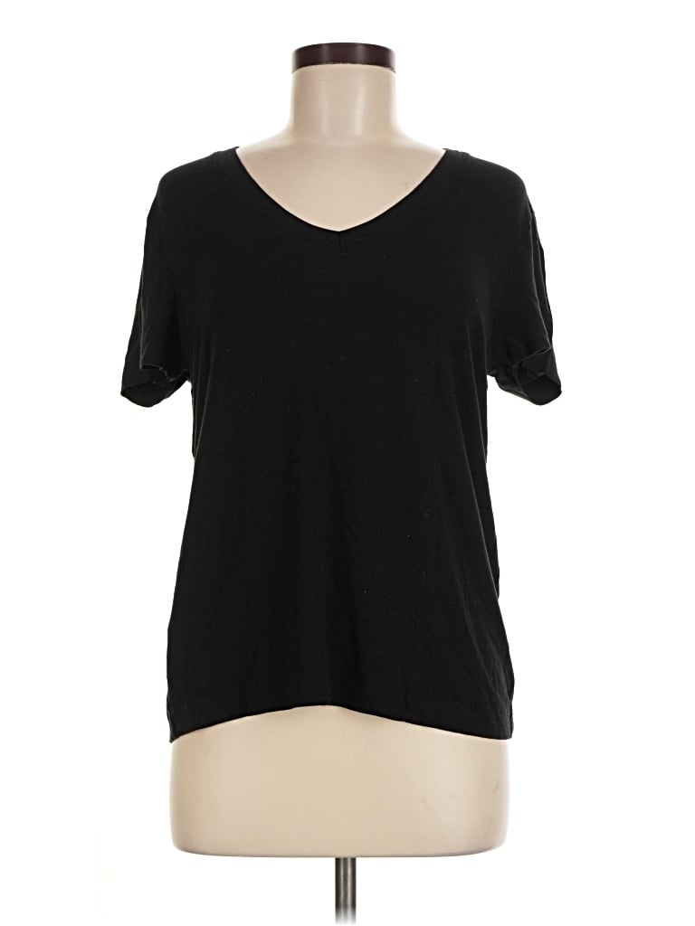 Pre-owned Mng Short Sleeve T-shirt In Black